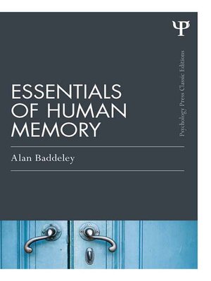 cover image of Essentials of Human Memory (Classic Edition)